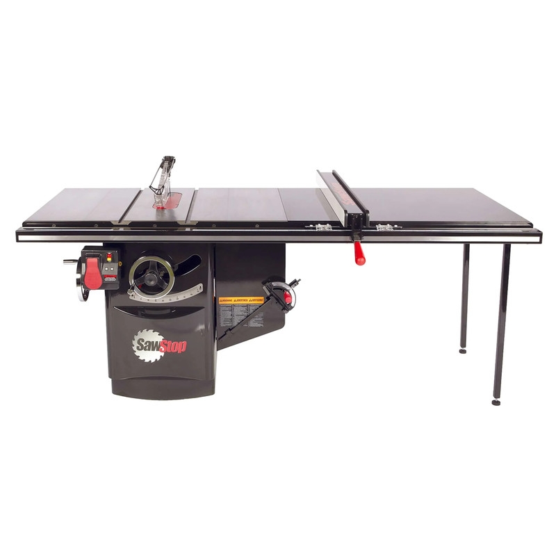 3HP 1PH 230V Industrial Cabinet Saw with 52" Industrial T-Glide Fence System
